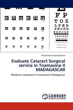 portada evaluate cataract surgical service in toamasina ii madagascar (en Inglés)