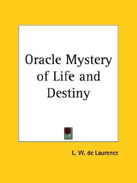 portada oracle mystery of life and destiny (en Inglés)