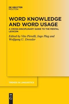 portada Word Knowledge and Word Usage (in English)