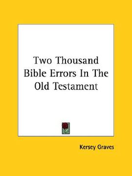 portada two thousand bible errors in the old testament (en Inglés)