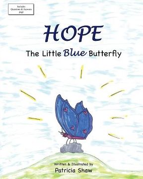 portada Hope: The Little Blue Butterfly (en Inglés)