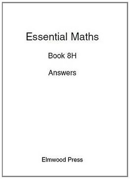 portada Essential Maths Book 8H Answers