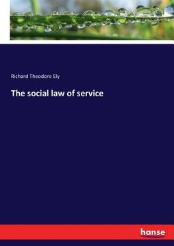 portada The social law of service (in English)