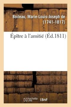 portada Épître À l'Amitié (in French)