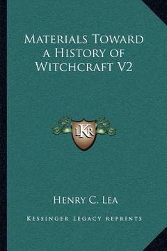 portada materials toward a history of witchcraft v2 (en Inglés)