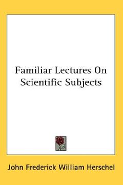 portada familiar lectures on scientific subjects