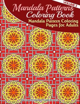 portada Mandala Pattern Coloring Pages for Adults: Mandalas To Color (in English)