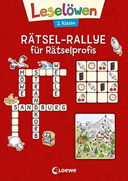 portada Leselöwen Rätsel-Rallye für Leseprofis - 2. Klasse (Rot) (en Alemán)