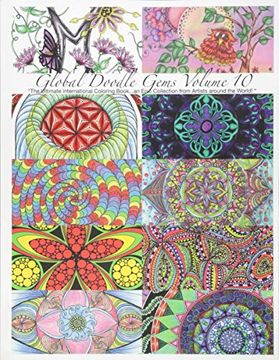 portada Global Doodle Gems" Volume 10: "The Ultimate Adult Coloring Book. An Epic Collection From Artists Around the World! " (Paperback) (en Inglés)