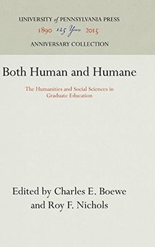 portada Both Human and Humane: The Humanities and Social Sciences in Graduate Education (en Inglés)
