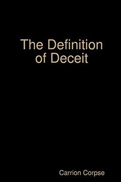 portada The Definition of Deceit (en Inglés)