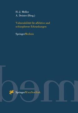 portada Vulnerabilität Für Affektive Und Schizophrene Erkrankungen (en Alemán)