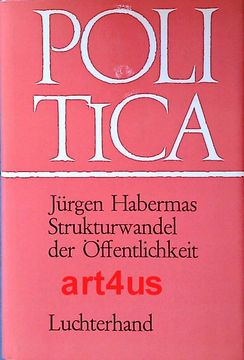 portada Strukturwandel der Öffentlichkeit: Untersuchungen zu Einer Kategorie der Bürgerlichen Gesellschaft. (in German)