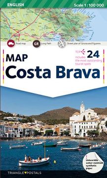 portada Costa Brava Mapa (Ing) (en Inglés)