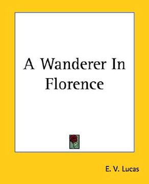 portada a wanderer in florence (en Inglés)