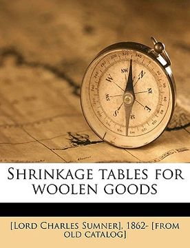 portada shrinkage tables for woolen goods