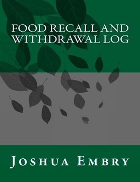 portada Food Recall and Withdrawal Log