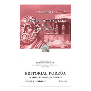 portada # 290. Historia de la Guerra del Peloponeso (in Spanish)