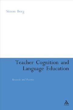 portada teacher cognition and language education (en Inglés)