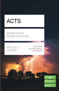 portada Acts: Seeing God'S Power in Action (Lifebuilder Bible Study Guides, 7) 