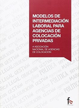 portada Modelos de intermediación laboral para agencias de colocación privadas