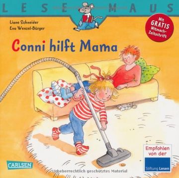 portada LESEMAUS, Band 52: Conni hilft Mama (en Alemán)