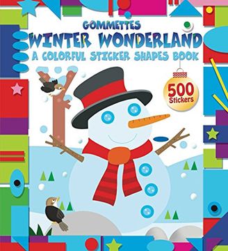 portada Winter Wonderland: A Colorful Sticker Shapes Book (in English)