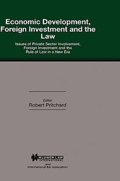 portada economic development, foreign investment and the law (en Inglés)