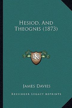 portada hesiod, and theognis (1873) (in English)