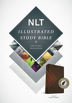 portada Illustrated Study Bible Nlt, Tutone (Leatherlike, Brown (in English)