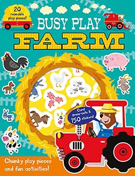 portada Busy Play Farm (Busy Play Activity Books) (en Inglés)