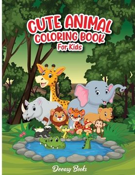 portada Cute Animal Coloring Book For Kids