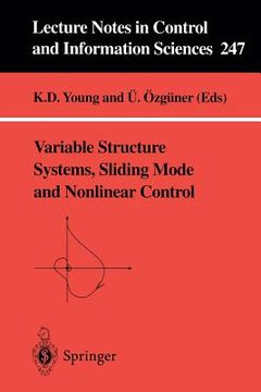 portada variable structure systems, sliding mode and nonlinear control (en Inglés)