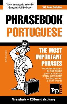 portada English-Portuguese phrasebook and 250-word mini dictionary (in English)
