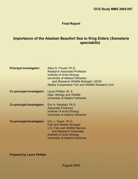 portada Final Report Importance of the Alaskan Beaufort Sea to King Eiders (Somateria spectabilis) (en Inglés)