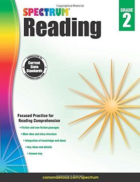 portada Spectrum Reading Workbook, Grade 2 (en Inglés)