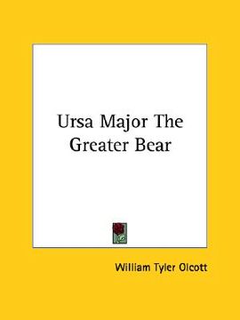 portada ursa major the greater bear (in English)