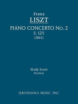 portada piano concerto no. 2, s. 125 - study score (en Inglés)