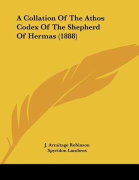 portada a collation of the athos codex of the shepherd of hermas (1888) (en Inglés)