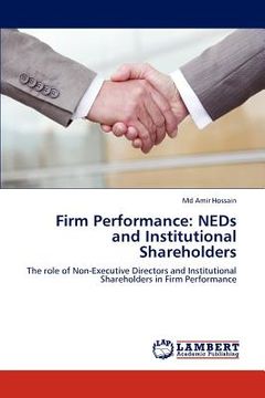 portada firm performance: neds and institutional shareholders (en Inglés)