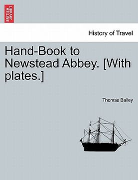 portada hand-book to newstead abbey. [with plates.] (en Inglés)
