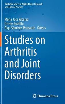 portada studies on arthritis and joint diseases (in English)