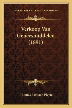 portada Verkoop Van Geneesmiddelen (1891)