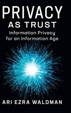 portada Privacy as Trust (en Inglés)