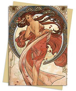 portada The Arts Dance (Mucha) Greeting Card Pack: Pack of 6 (Greeting Cards) (en Inglés)