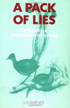 portada A Pack of Lies Paperback: Towards a Sociology of Lying (Themes in the Social Sciences) (in English)