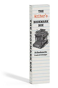portada Writer'S Bookmark Box: 24 Bookmarks - 2 Each of 12 Designs (in English)