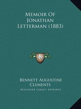 portada memoir of jonathan letterman (1883)