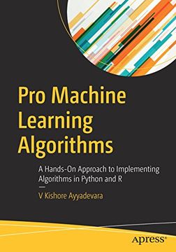 portada Pro Machine Learning Algorithms: A Hands-On Approach to Implementing Algorithms in Python and r (en Inglés)
