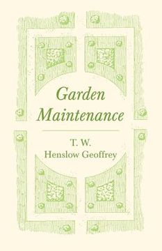 portada Garden Maintenance (en Inglés)